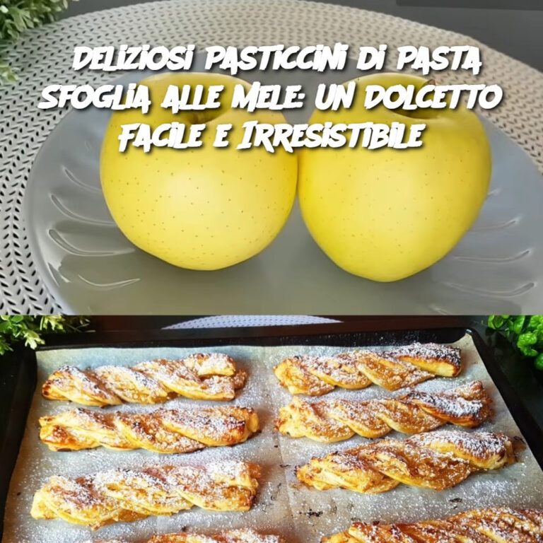 Deliziosi Pasticcini di Pasta Sfoglia alle Mele: Un Dolcetto Facile e Irresistibile