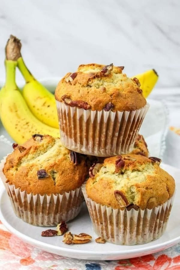 Ricetta per muffin banana e noci