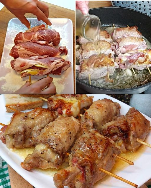 Involtini di carne alla birra