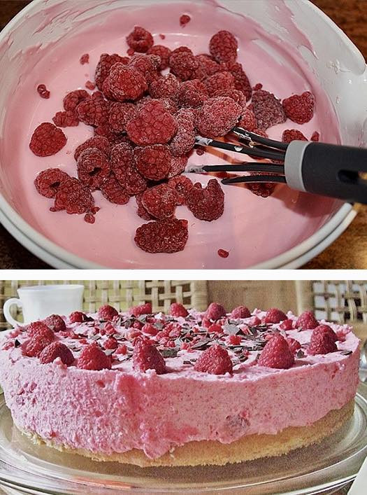 Torta ai lamponi super veloce e deliziosa