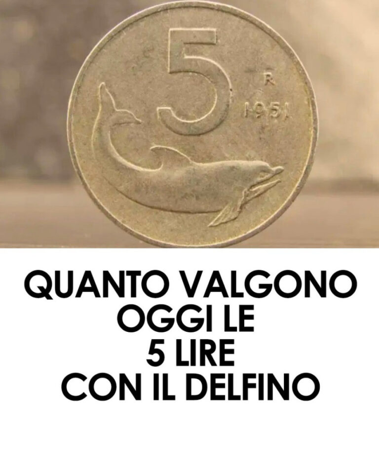 Ecco quanto valgono le 5 lire con il delfino: scopri il loro valore attuale