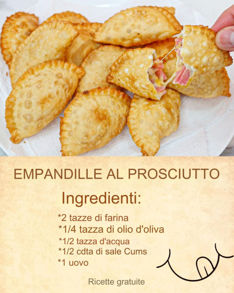 EMPANDILLAS PROSCIUTTO E FORMAGGIO