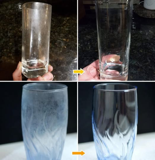 “Il Segreto per Bicchieri Super Splendenti: Come Eliminare la Patina Opaca e Farli Tornare Come Nuovi!”