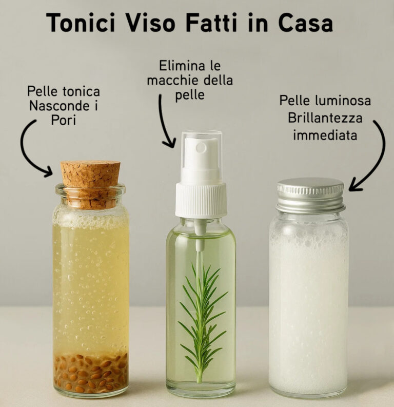 3 tonici naturali per il viso contro macchie della pelle e rughe
