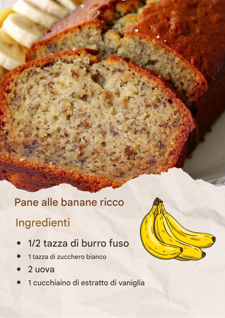 Pane alle banane ricco