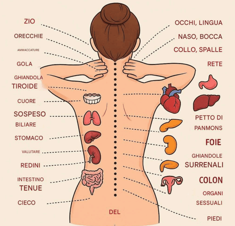 La vera causa del dolore: come la colonna vertebrale è collegata a tutti gli organi