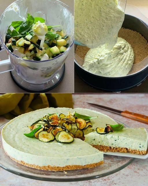 Cheesecake salata alle zucchine: la ricetta per una torta salata fresca e originale