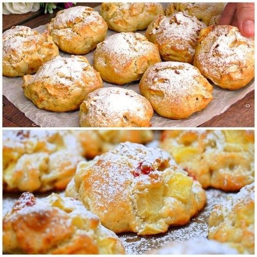 Biscotti alle mele in 7 minuti! Facilissimo da preparare