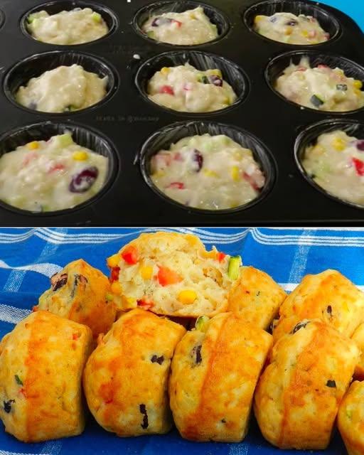 Muffin al Formaggio Verdure: perfetti per la tua colazione