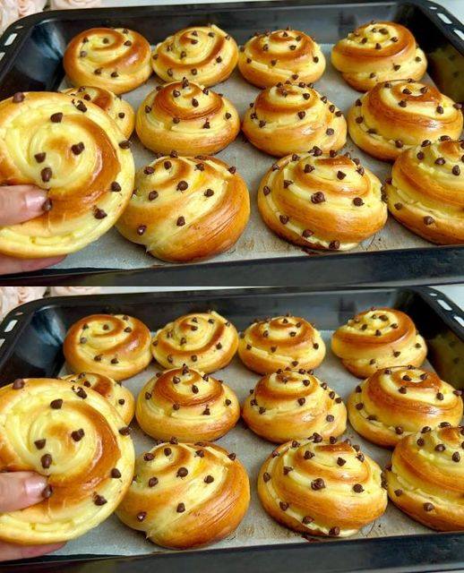 Soffici e Deliziosi Muffin con Crema e Gocce di Cioccolato