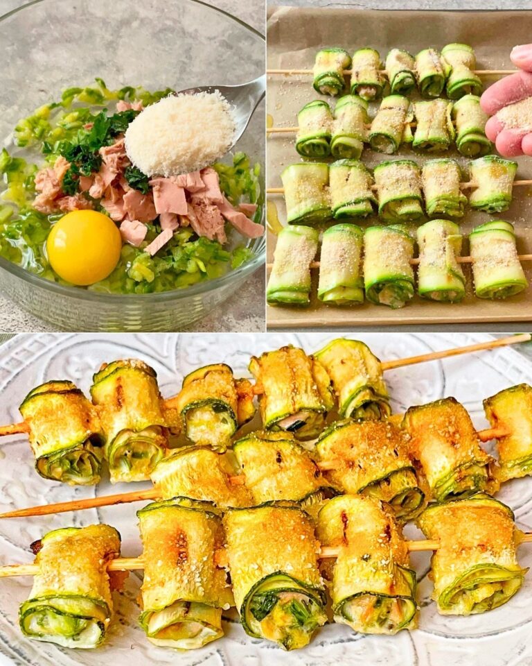 Involtini di zucchine e tonno: la ricetta degli spiedini saporiti e leggeri