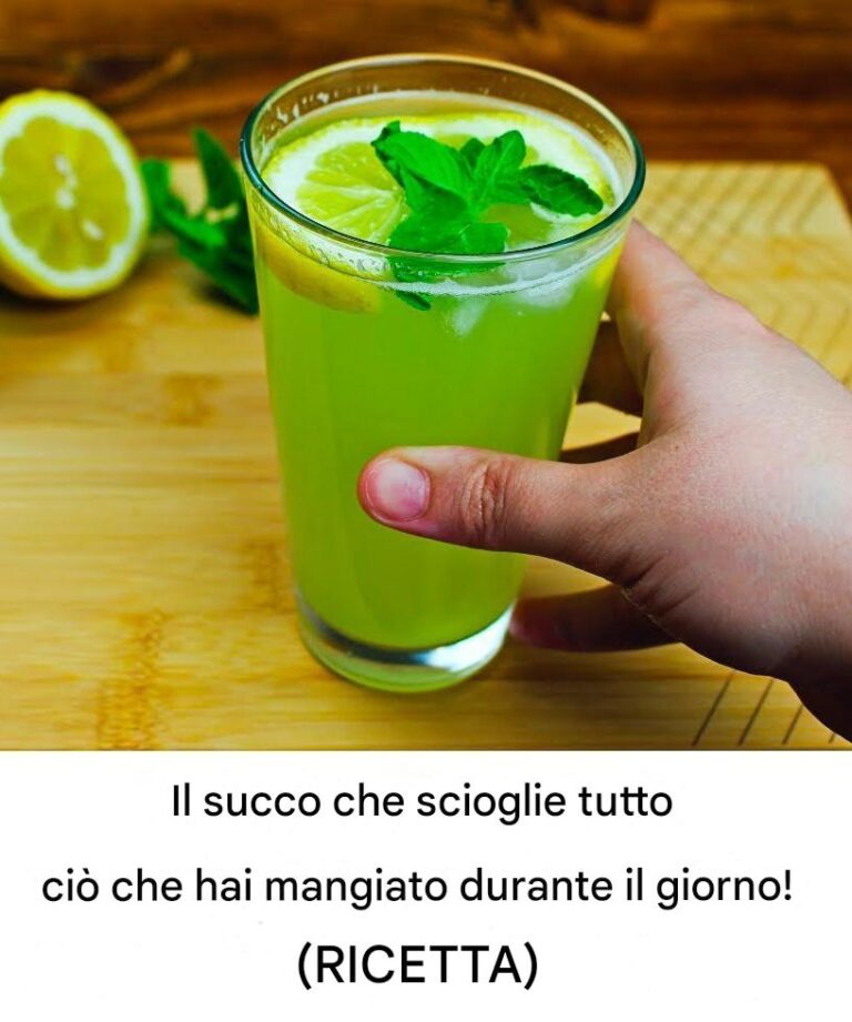 Il succo che scioglie tutto quello che hai mangiato durante il giorno! (RICETTA)