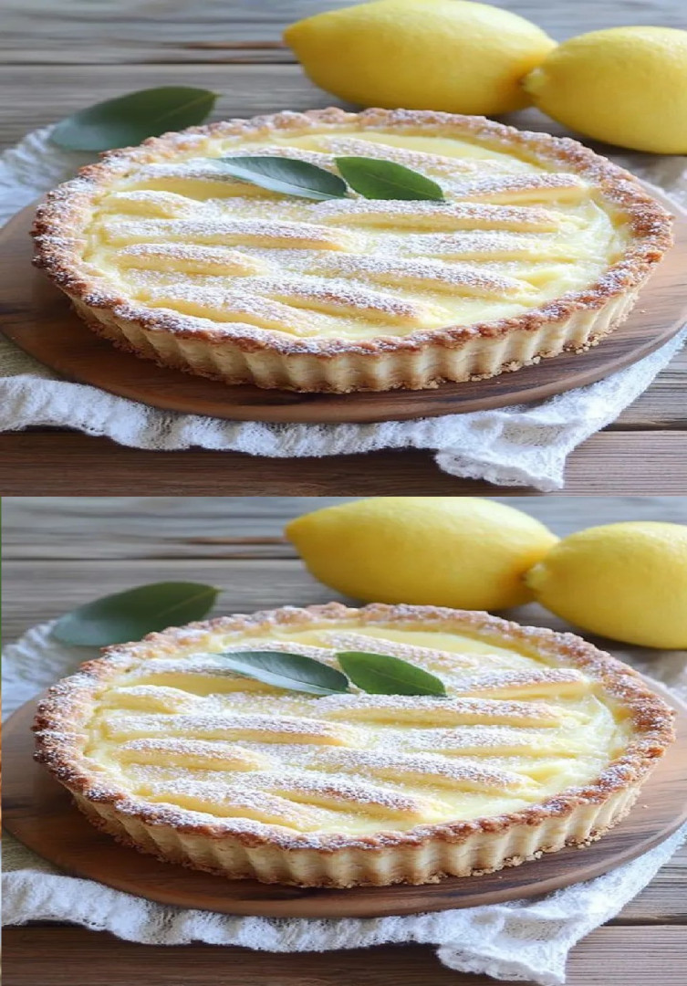 Crostata con crema al mascarpone di Sal De Riso
