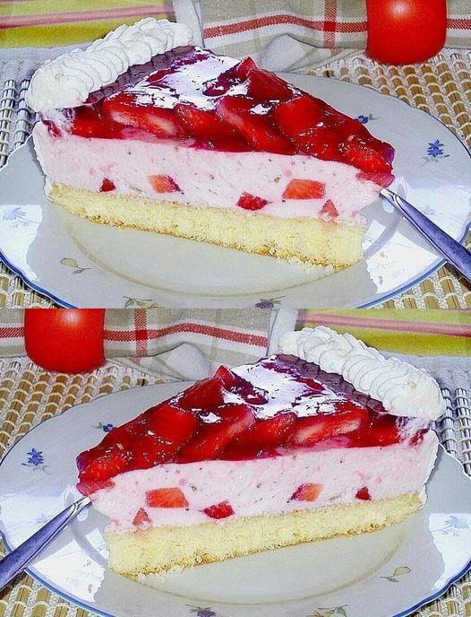 Torta Quark alle fragole, la mia famiglia ne va pazza