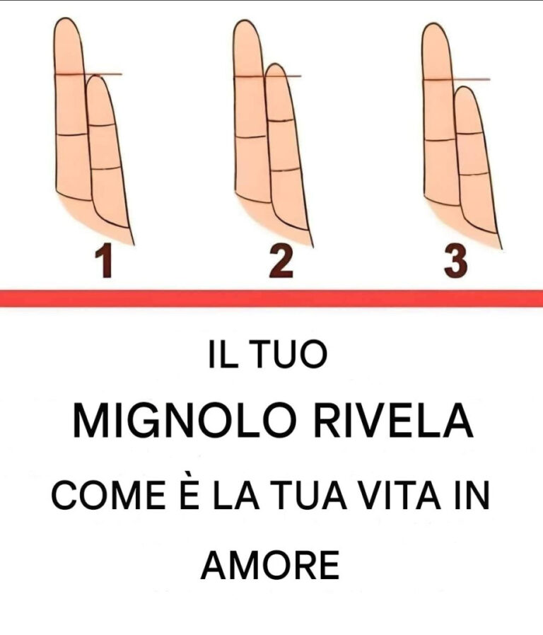 Com’è il tuo mignolo? Scopri cosa pensi dell’amore
