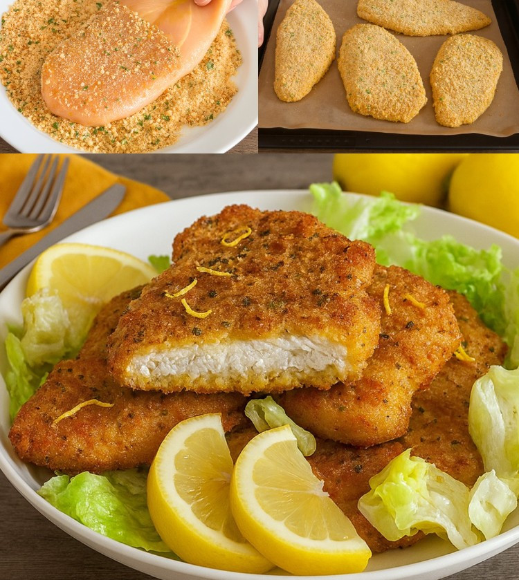 le cotolette di pollo al forno