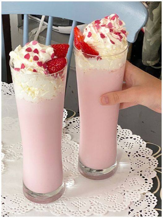 Così fruttato e rinfrescante, il milkshake alla fragola