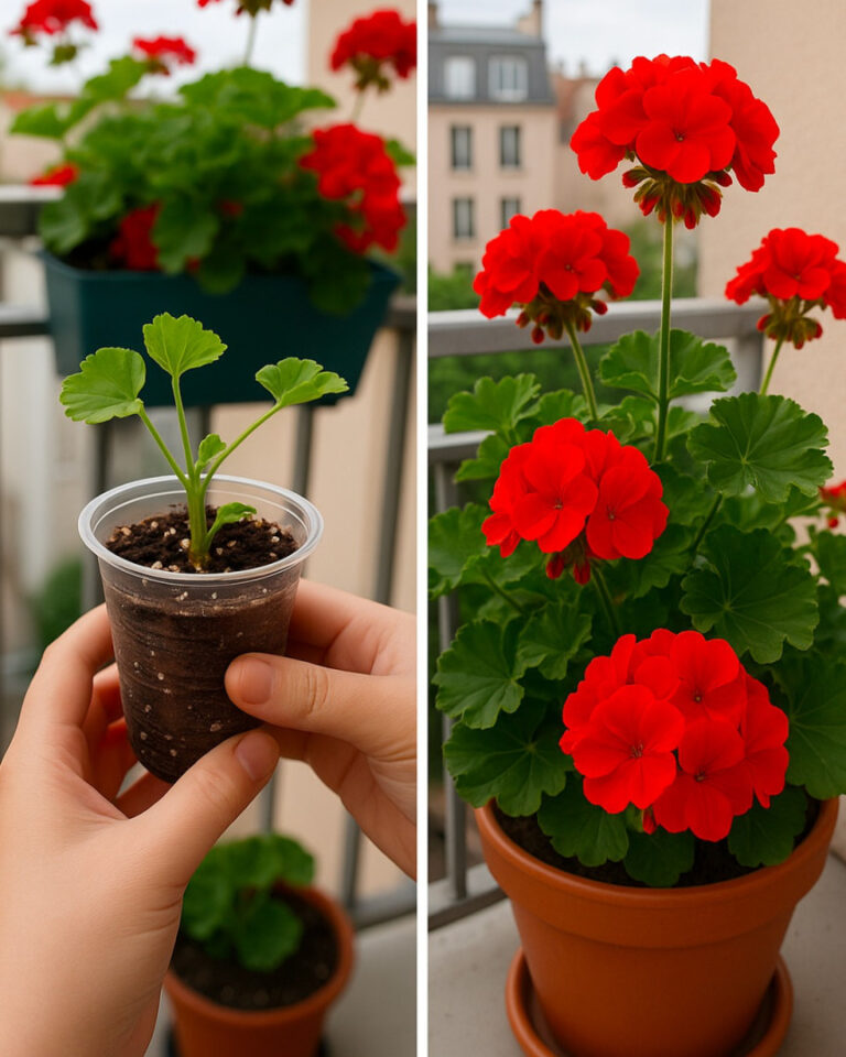 Talea di Geranio: il trucco passo-passo