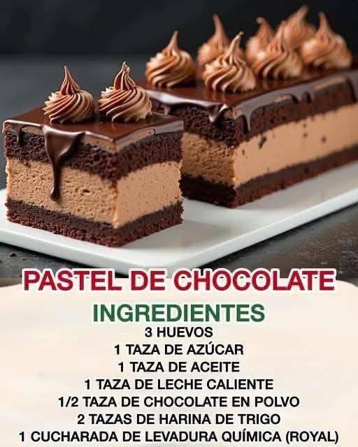Pastel de Chocolate de la licuadora