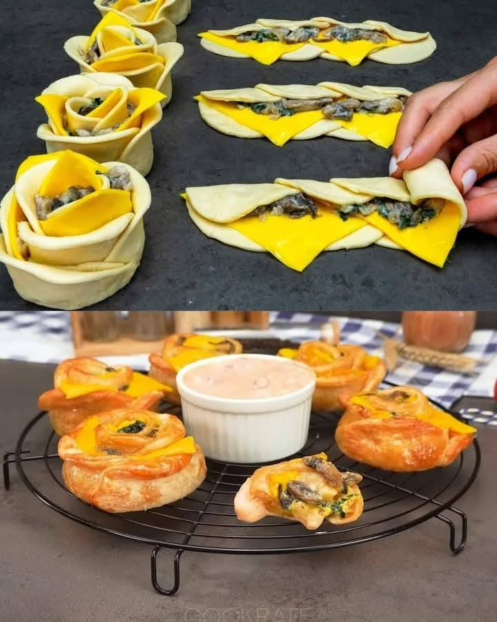 Un delizioso antipasto di pasta sfoglia