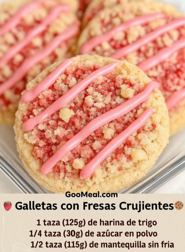 Galletas Crujientes de Fresa: