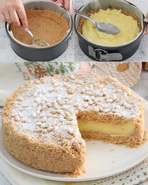 TORTA DELLA NONNA SENZA COTTURA Perfetta