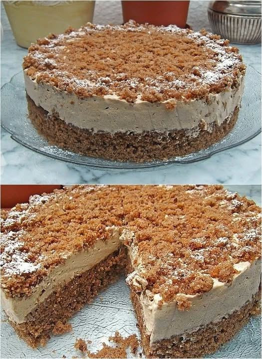 Cappuccino – torta briciola