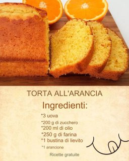 TORTA ALL’ARANCIA FATTA IN CASA 😋