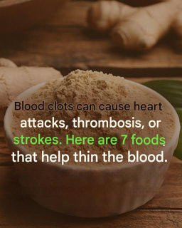 Un coagulo di sangue può portare a un infarto, una trombosi o un ictus: ecco 7 potenti alimenti anticoagulanti che devi conoscere