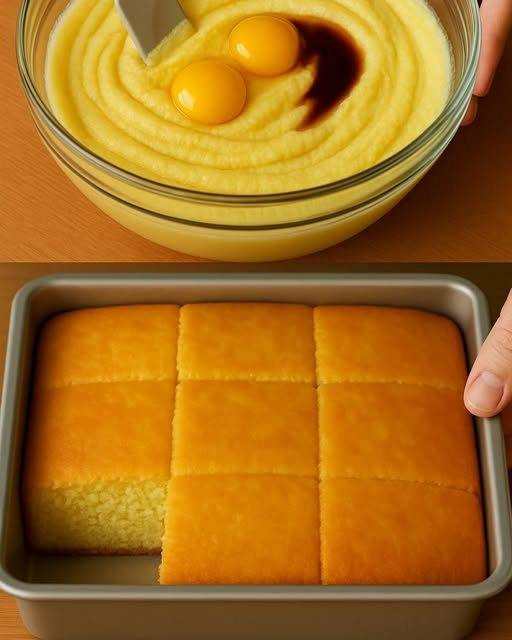 Torta morbida alla vaniglia