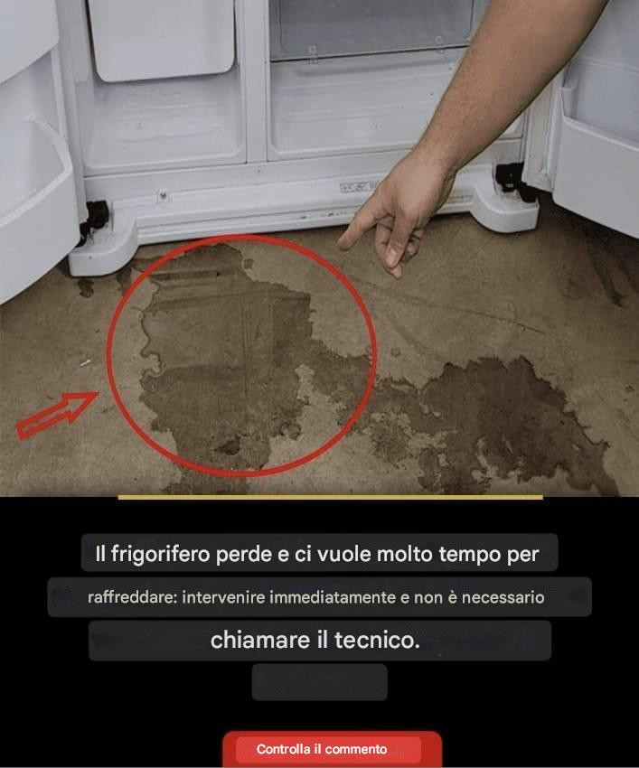Frigorifero che perde e raffredda lentamente: intervieni subito e non dovrai chiamare un tecnico