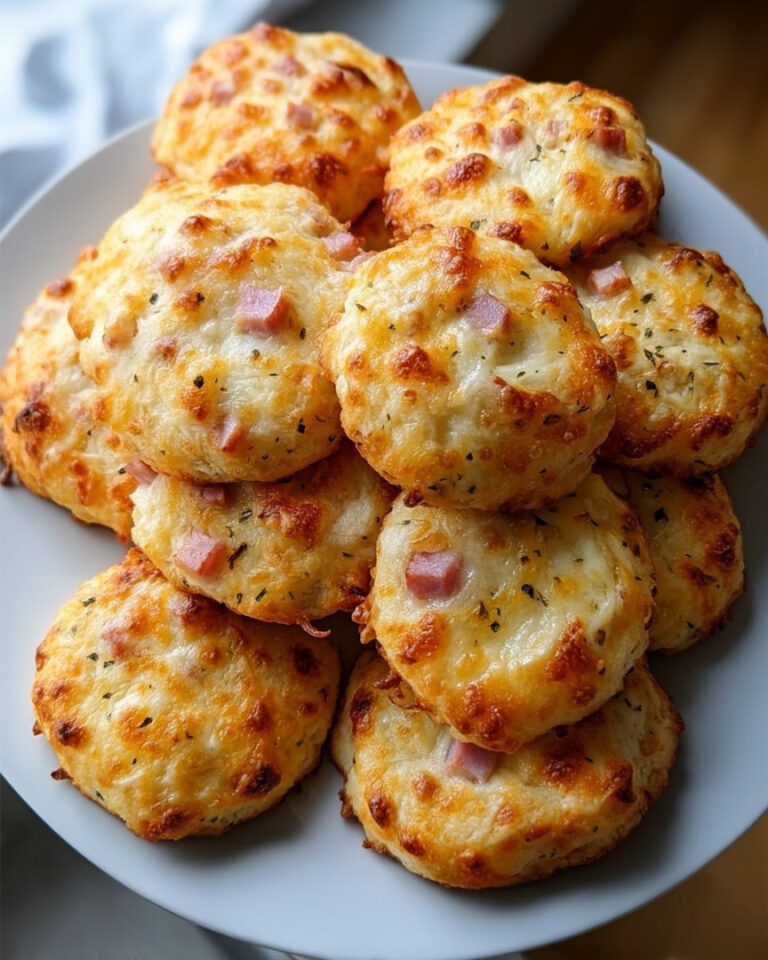 Crackers al prosciutto e formaggio