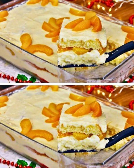 Budino di pesche fresche – veloce da fare e super delizioso