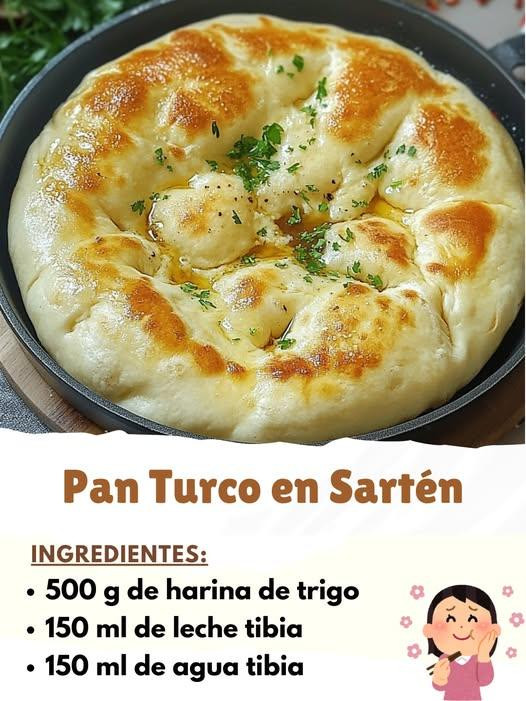 Pan Turco en Sartén: