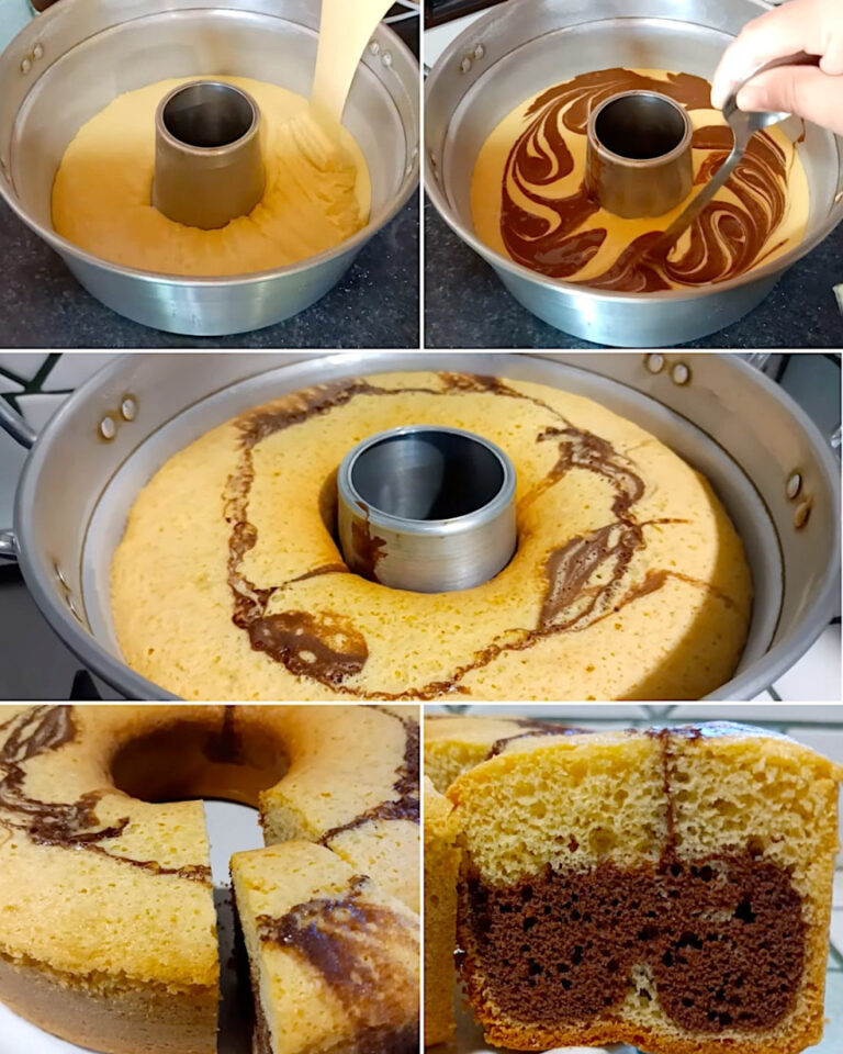 Ciambellone variegato: la ricetta del dolce facile e delizioso