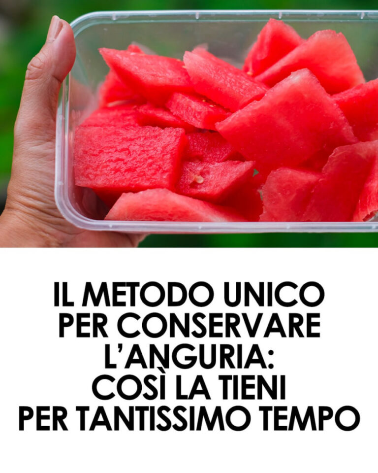 Vuoi avere l’anguria tutto l’anno? Ti spiego un metodo facile per conservarla