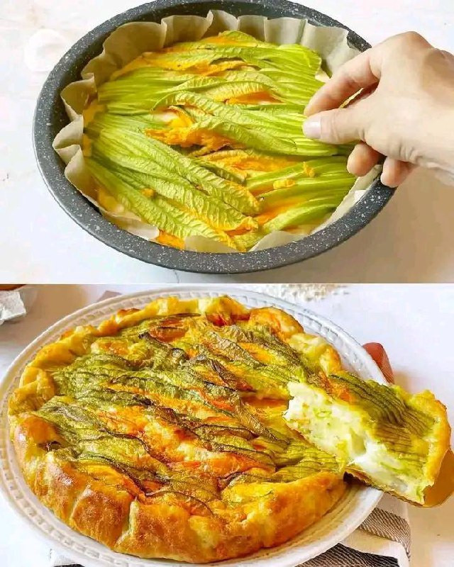 Tortino di Fiori di Zucca: Il Segreto Soffice e Filante dell’Estate Italiana”