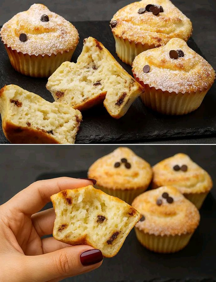 Muffin cocco e cioccolato li faccio in 10 minuti e mi salvano colazione e merenda