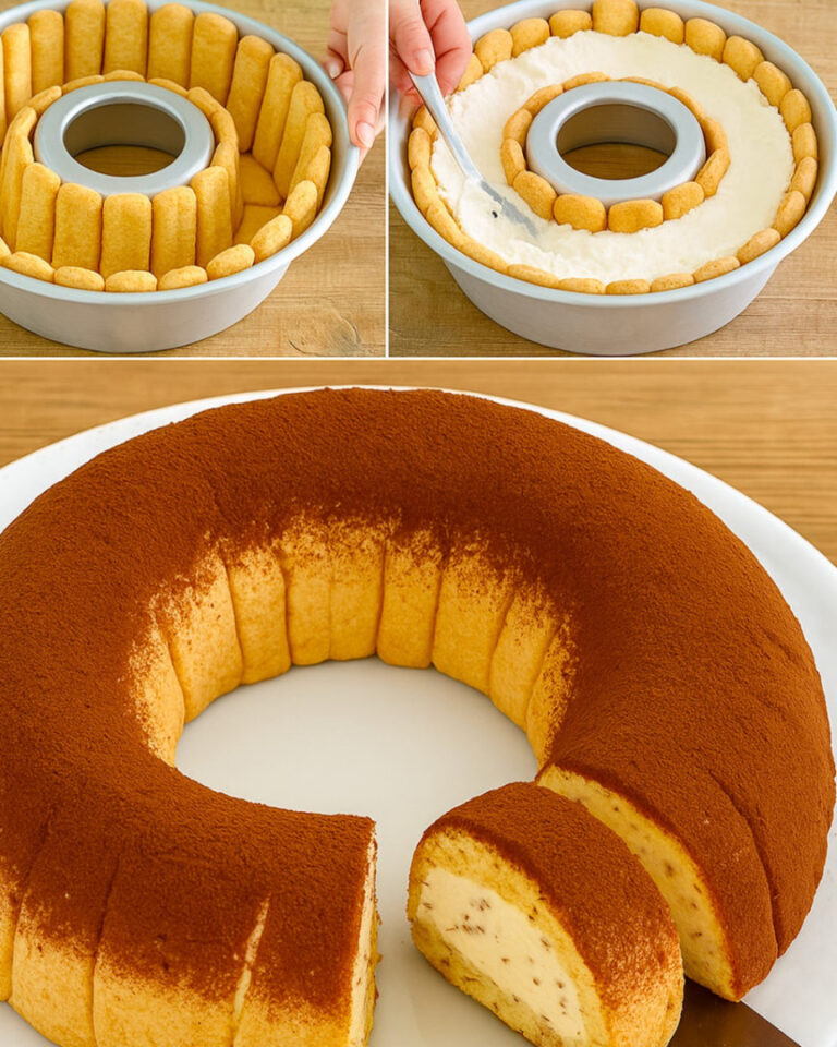  Ciambella Fredda con Pavesini e Yogurt