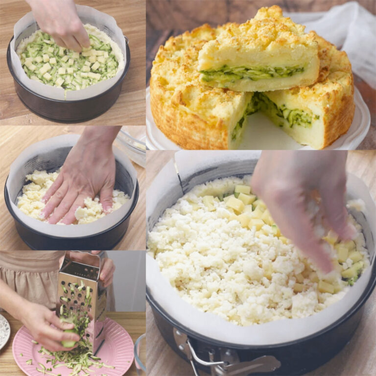 Sbriciolata di patate e zucchine