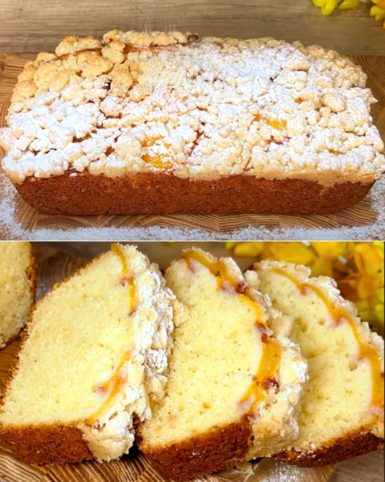 Plumcake alle pesche con crumble: SOFFICE E BUONISSIMO!