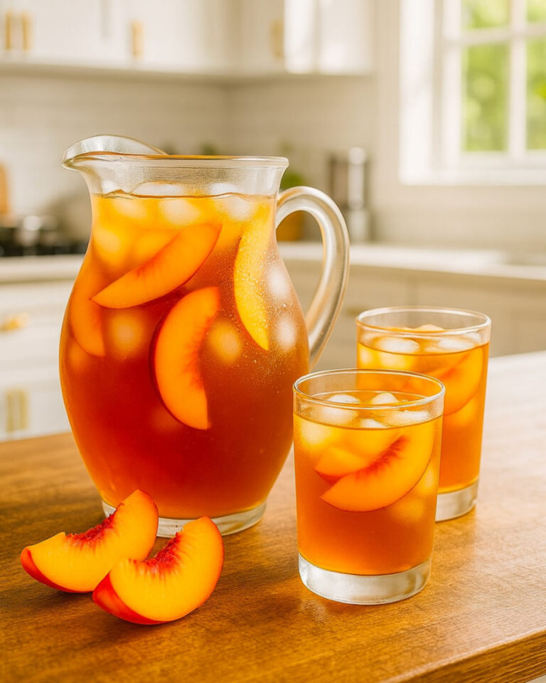 Tè alla Pesca Freddo Fatto in Casa