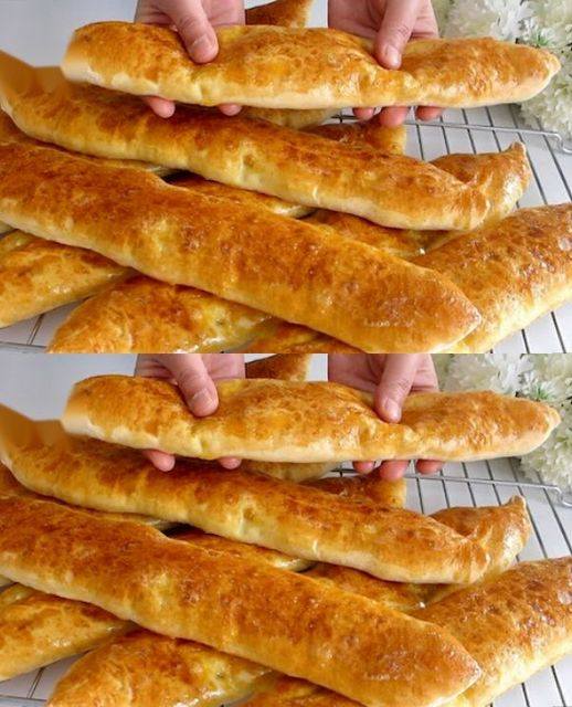 Farina, acqua e un po’ di formaggio! Incredibilmente facile e delizioso! Il mio pane preferito!