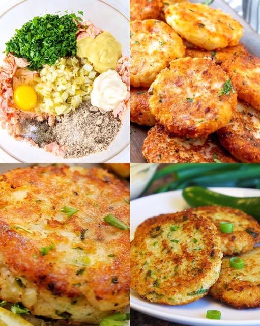 Frittelle di patate e tonno 