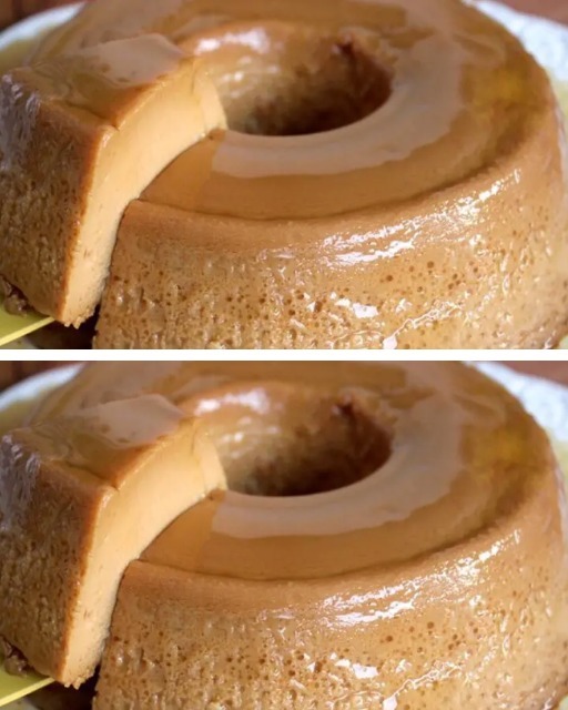 Budino al caramello fatto in casa con soli 4 ingredienti