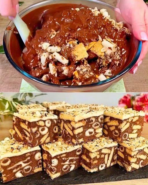 Deliziosi quadretti al cioccolato: la ricetta dei dolcetti senza forno