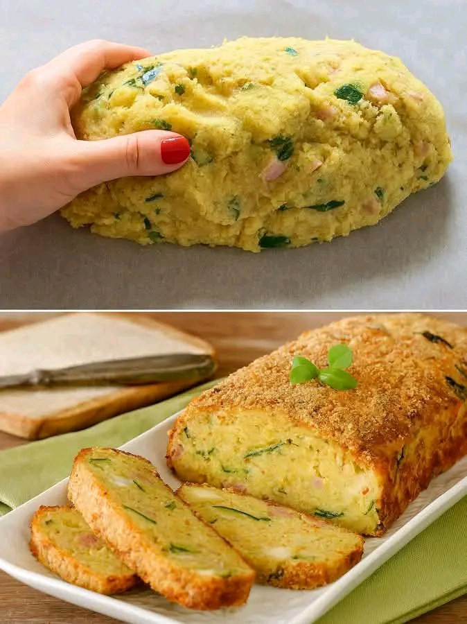 Con questo polpettone di zucchine mi sento sazia e leggera: