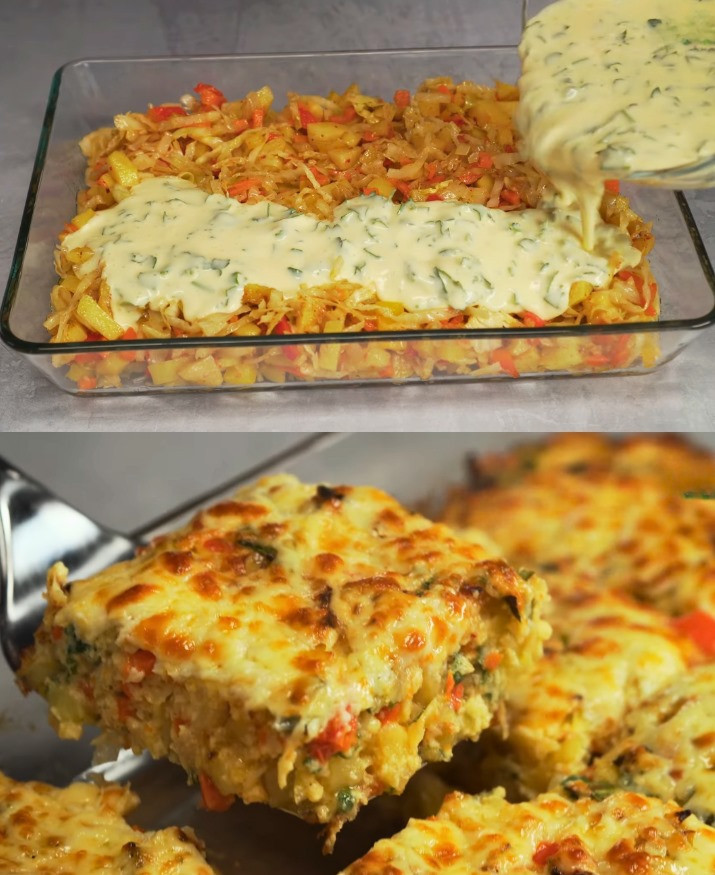 Casseruola di cavolo al formaggio