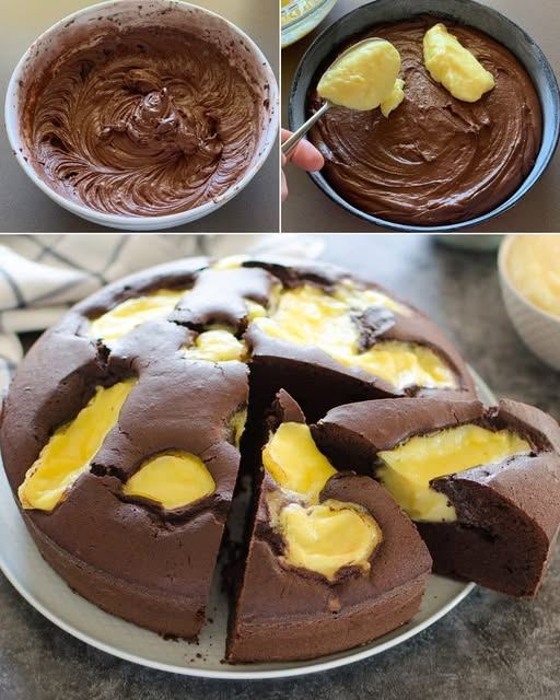 Torta Nua al cioccolato: la ricetta per una torta alla crema pasticciera umida e deliziosa