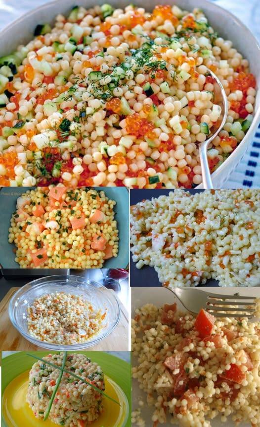 Insalata di pasta con perle di surimi WW